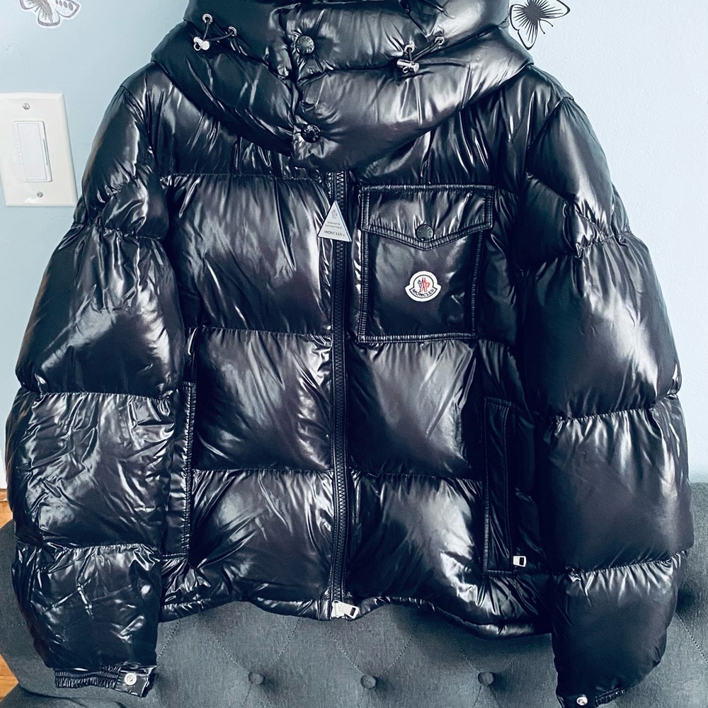 Moncler Montbeliard Shiny Nylon Jacket